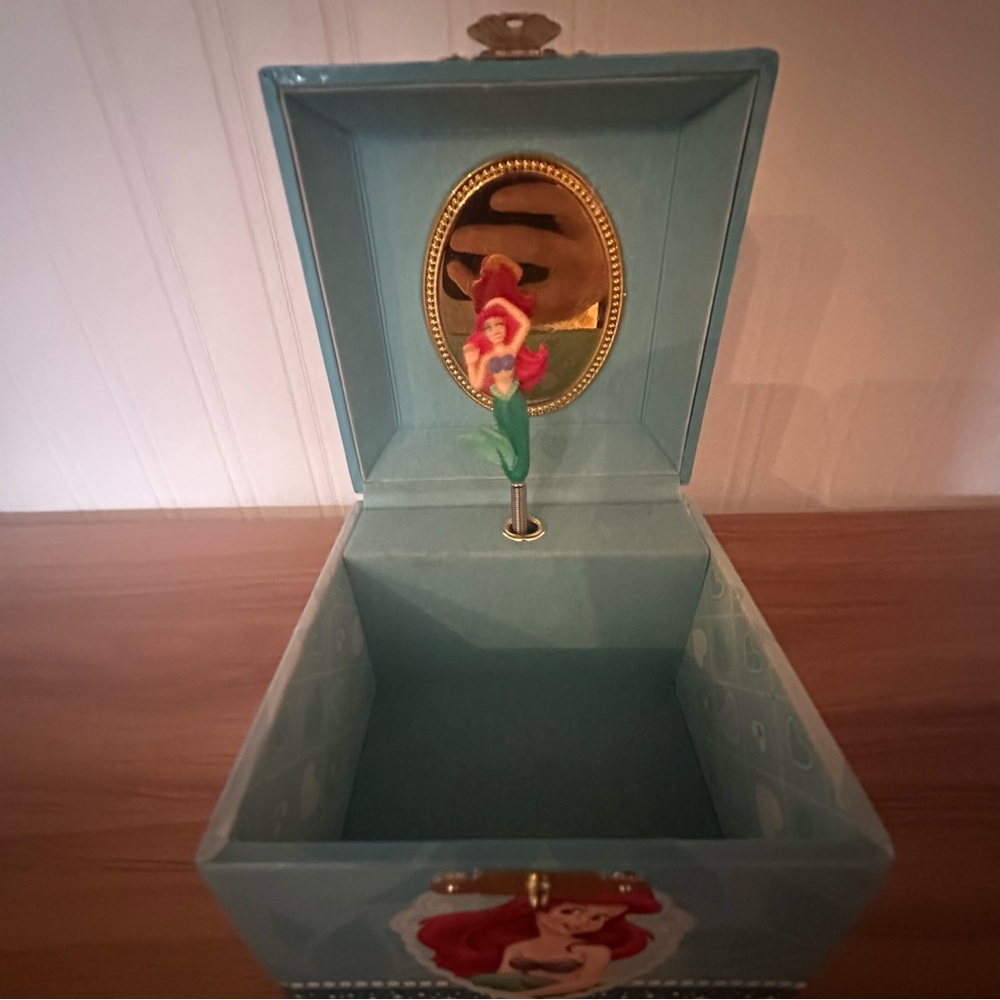 Disney parks little mermaid music box